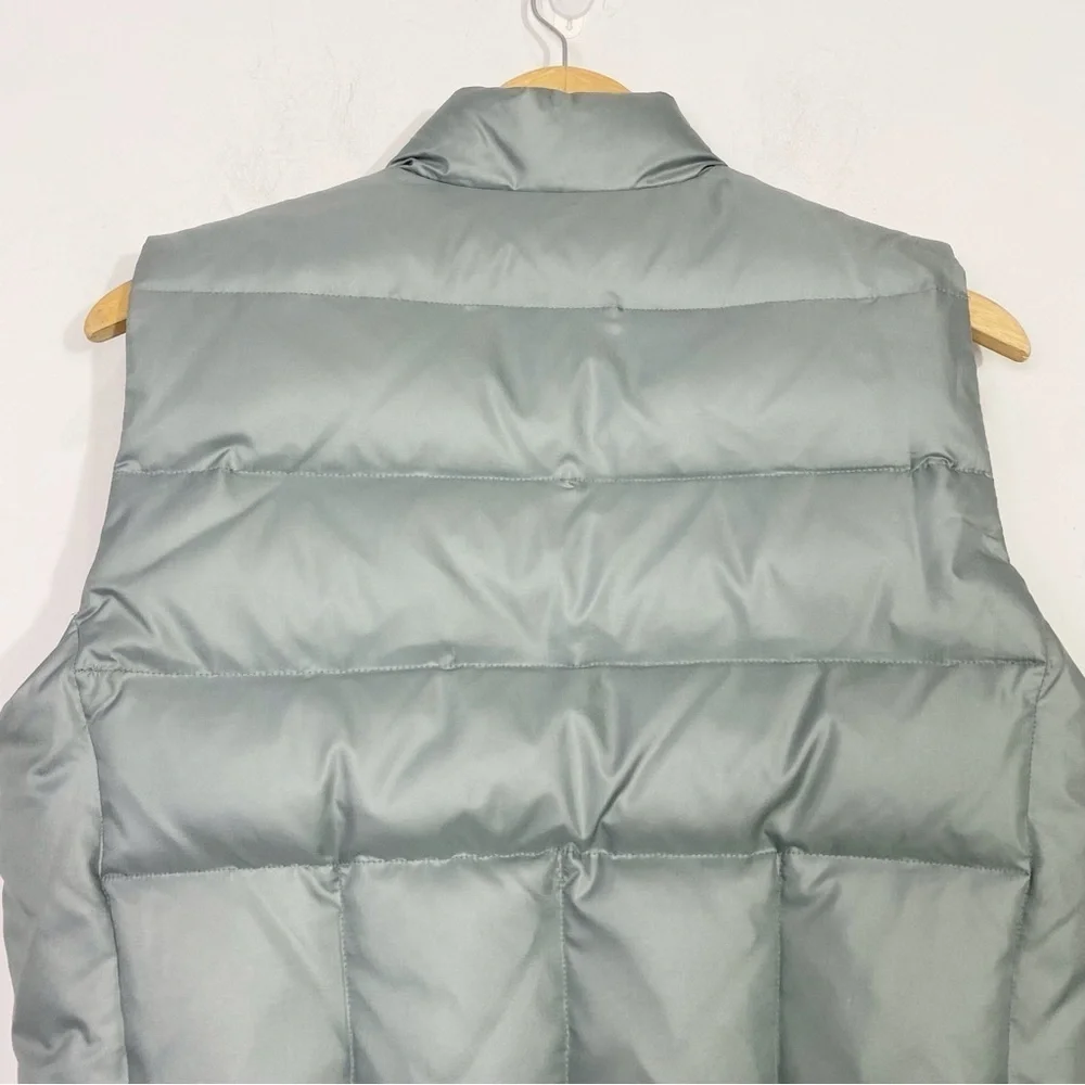 BANANA REPUBLIC Goose Down Puffer Vest Blue Gray